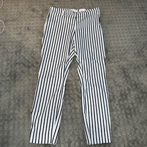 H&M stripped pants. Size 6. Never worn!